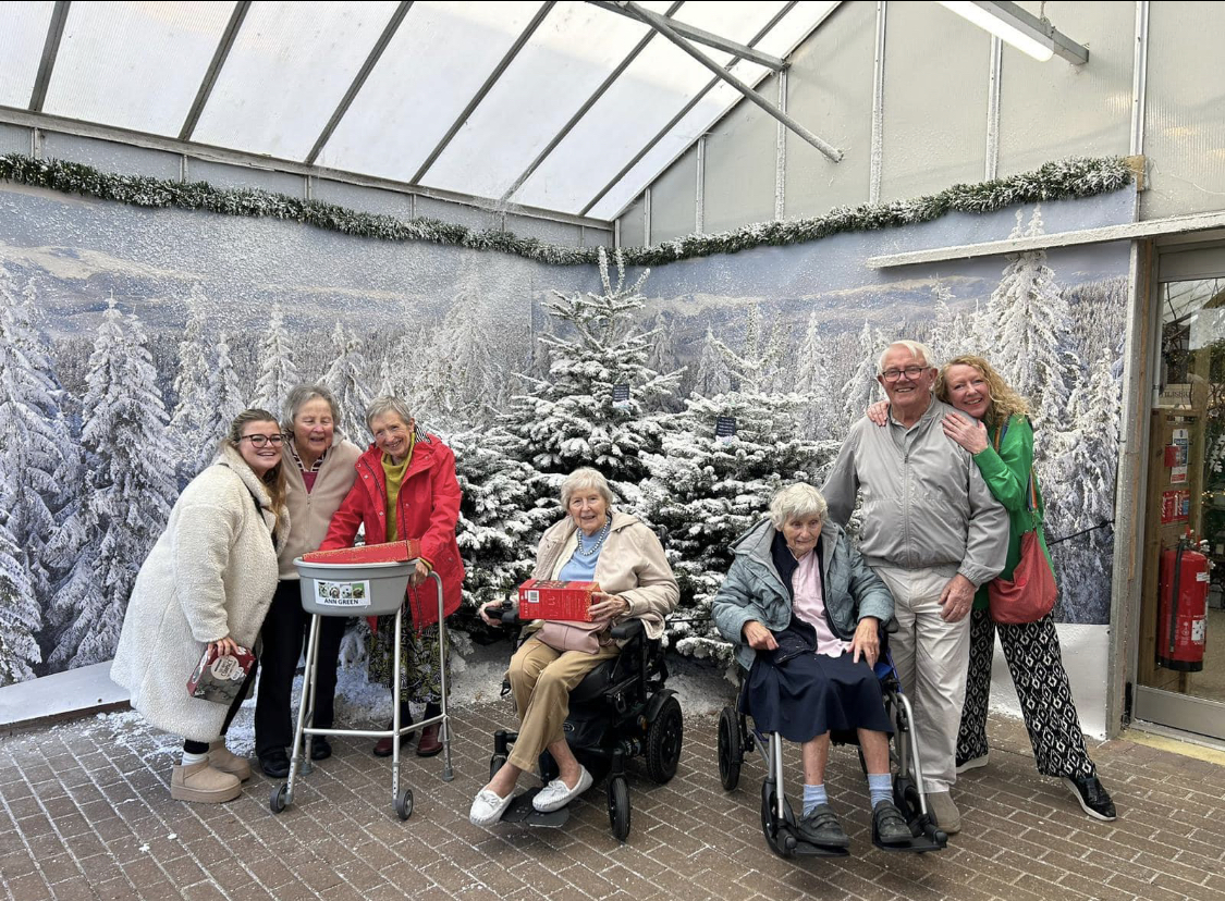 Christmas trip to garden centre