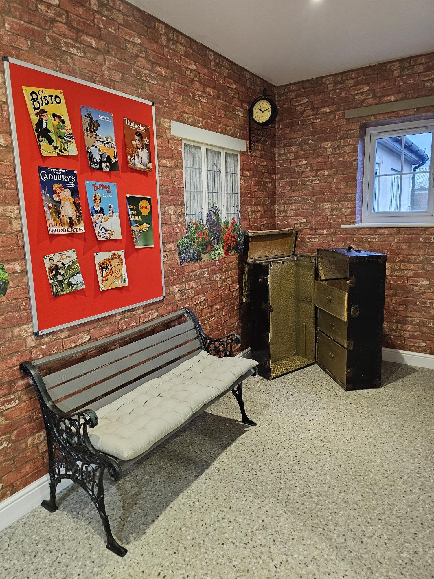 Dementia train station memory board