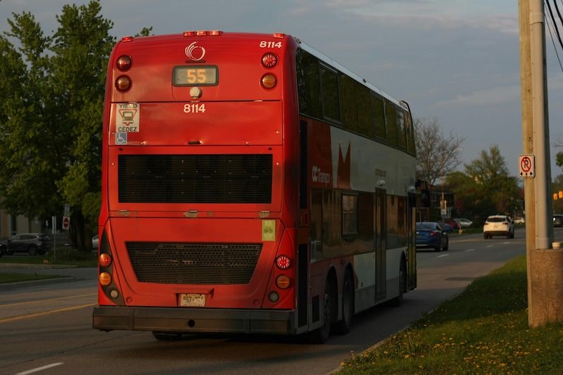 bus in the local area